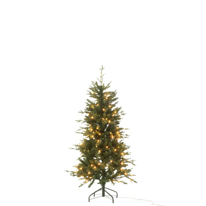 Albero di Natale 160 LED Artificiale Verde Scuro Small J-Line