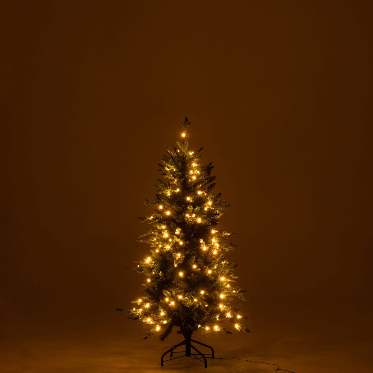 Albero di Natale 160 LED Artificiale Verde Scuro Small J-Line