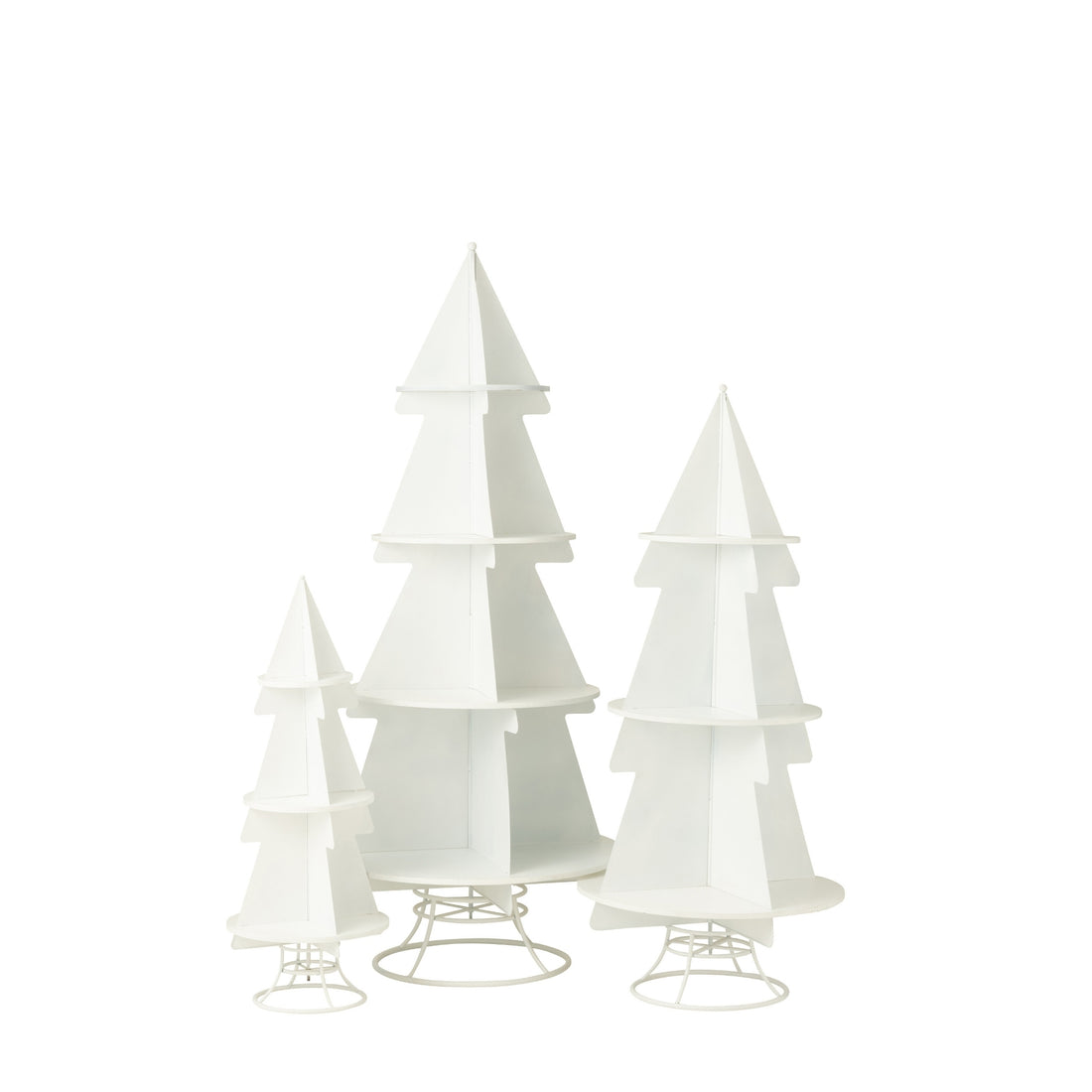 Albero di Natale Display Metallo Bianco Large J-Line