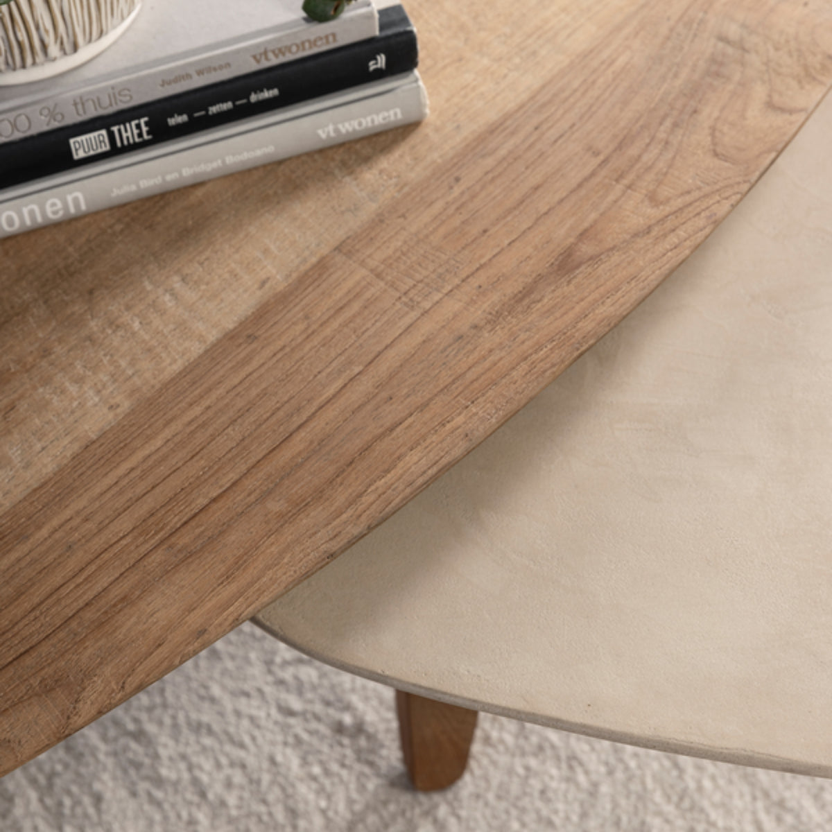 DTP Home Bliss mortex Tavolino Pebble