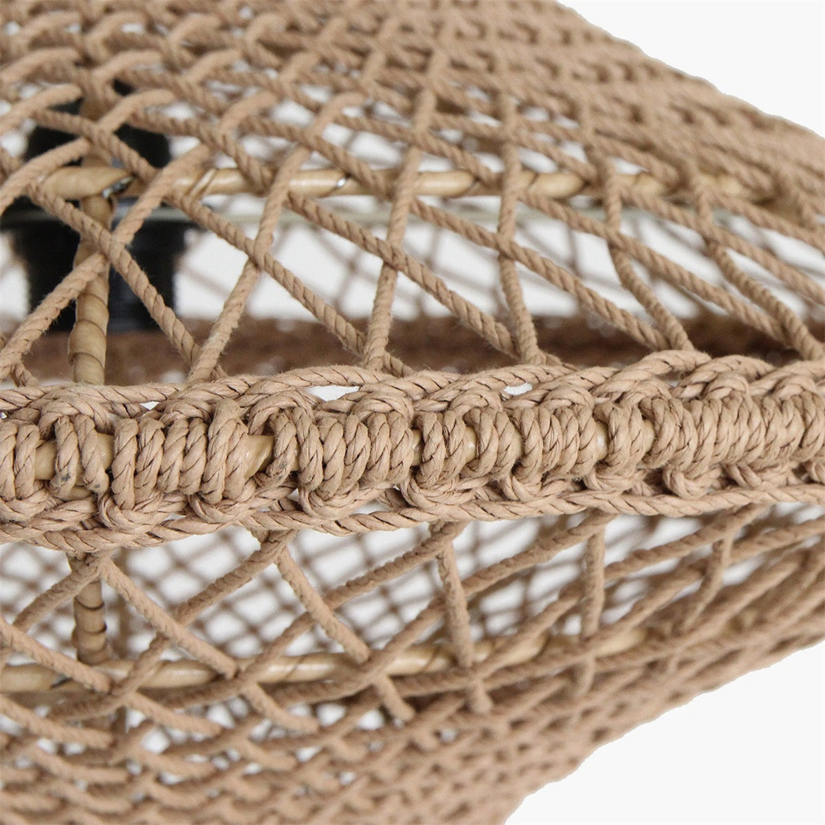 Raw Materials Lampada a Sospensione Corda in Cotone Naturale Set da 2