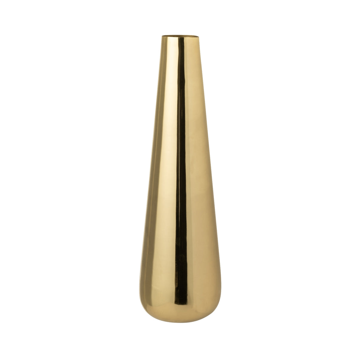 Set di 2 eleganti vasi dorati J-Line