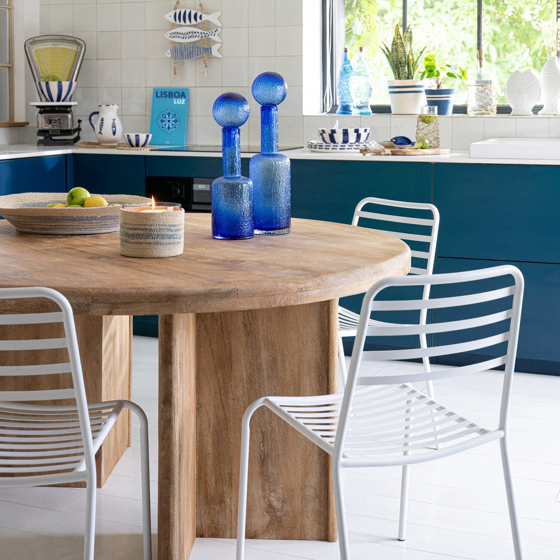Tavolo da pranzo in legno di mango naturale Ø150 cm J-Line