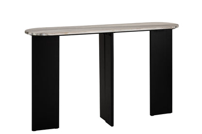 Consolle Mathilde Marmo Nero/Grigio J-Line