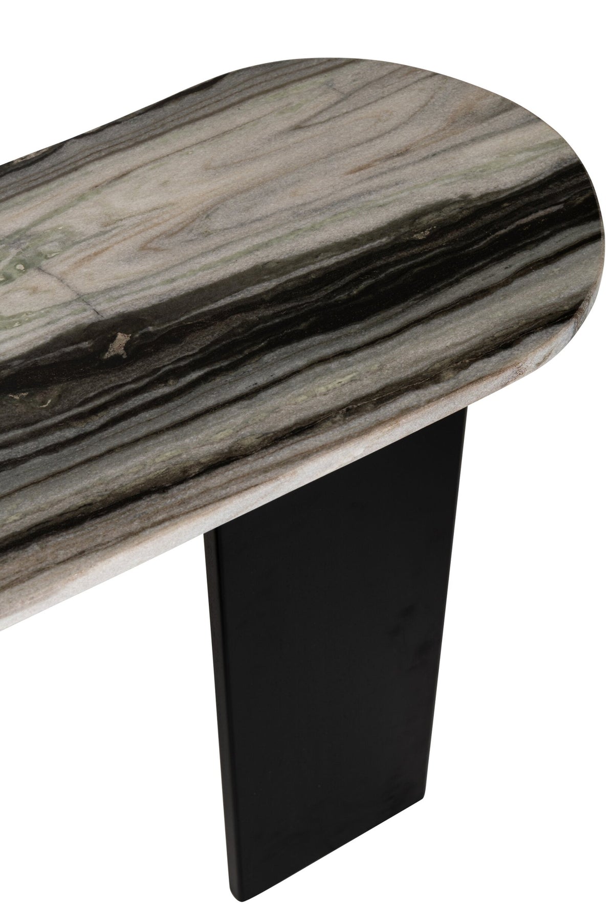 Consolle Mathilde Marmo Nero/Grigio J-Line