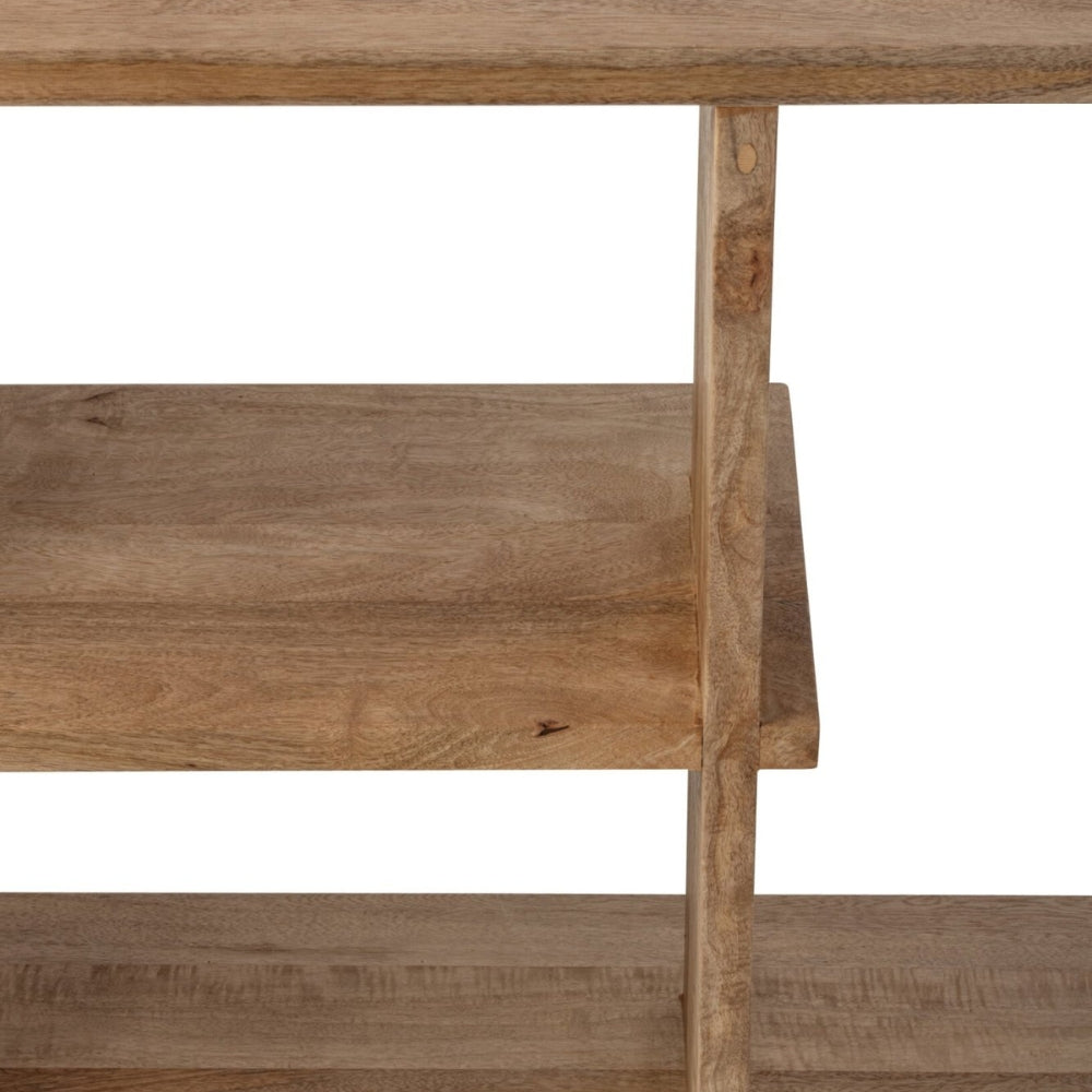 Libreria in legno di mango naturale J-Line