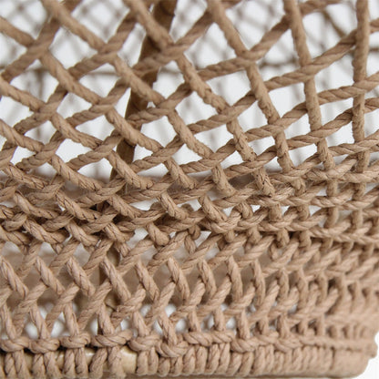 Raw Materials Lampada a Sospensione Corda in Cotone Naturale Set da 2