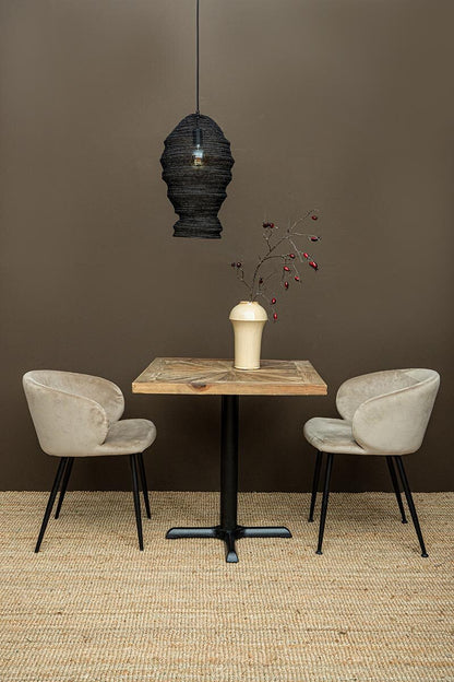 Sedia da pranzo Fiori Cream 6051 PTMD
