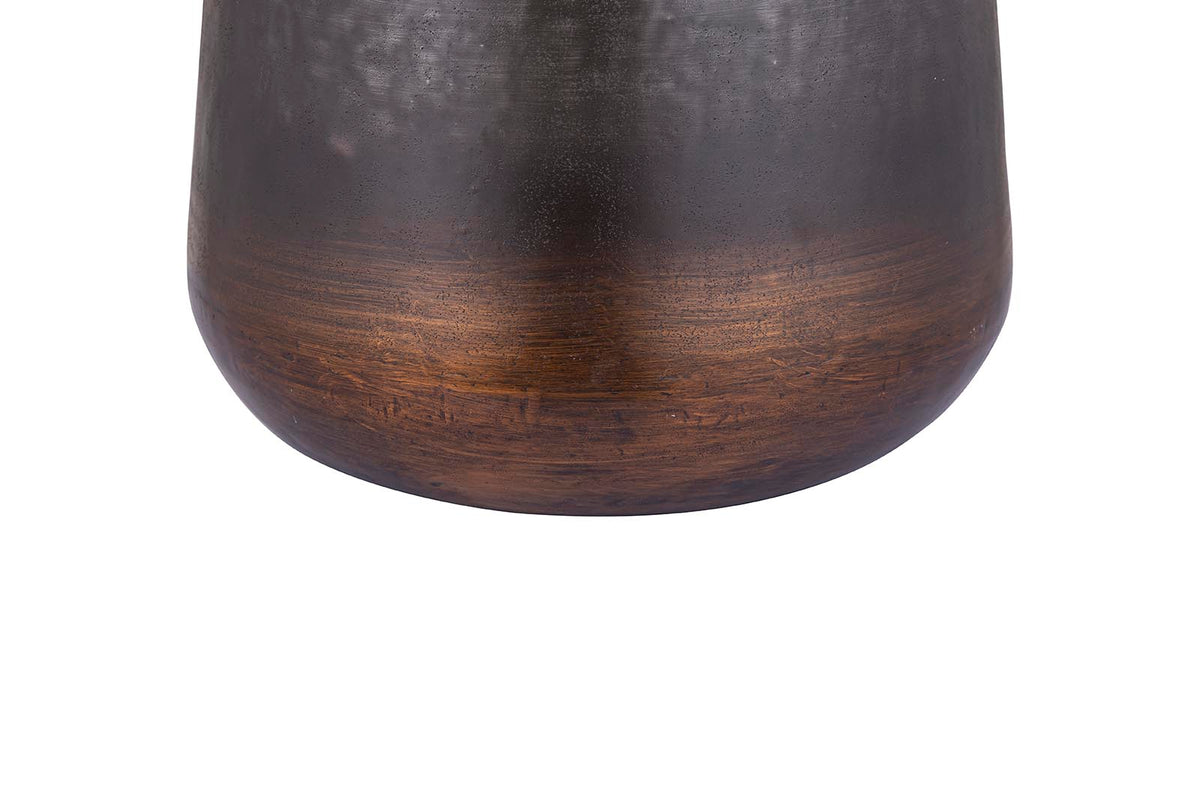 Nouska Pentola in Alluminio Nero con Fondo in Rame M PTMD