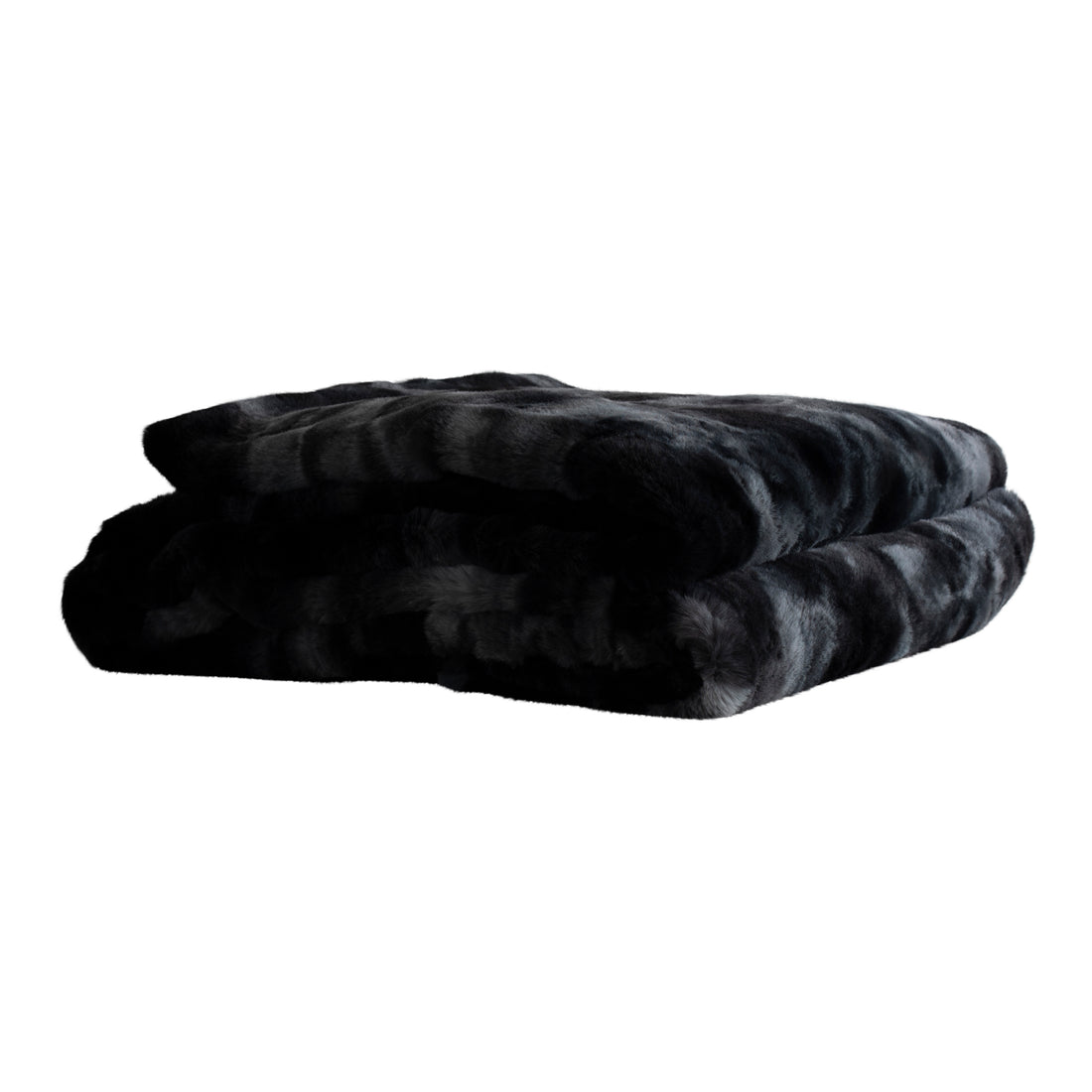 Plaid Linde in velluto nero 220x240 cm PTMD