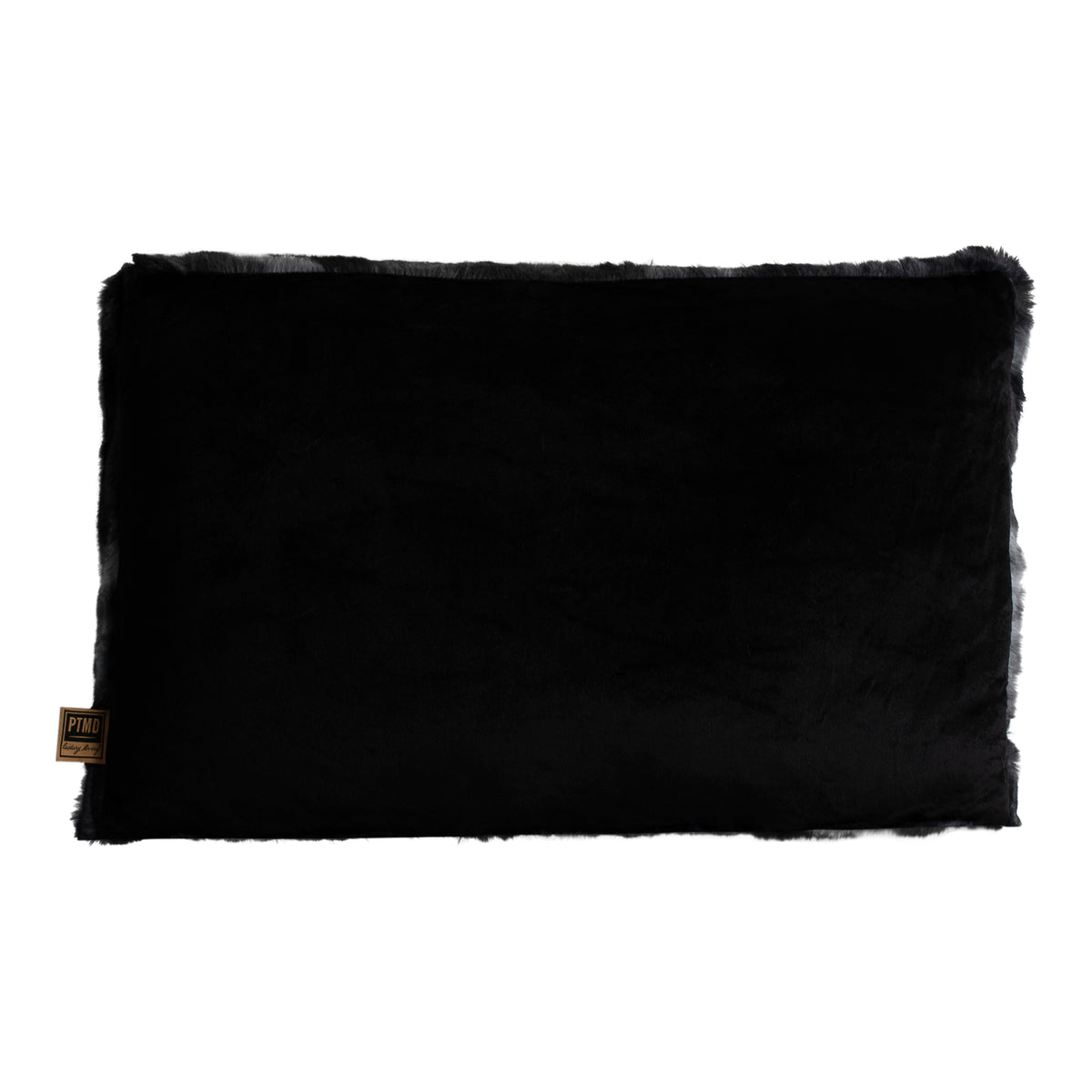 Cuscino Linde in velluto nero 60x40 cm PTMD