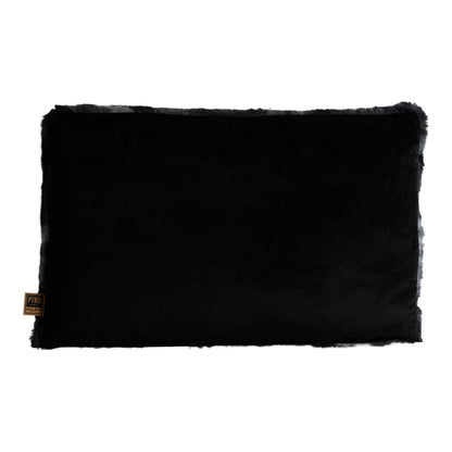 Cuscino Linde in velluto nero 60x40 cm PTMD