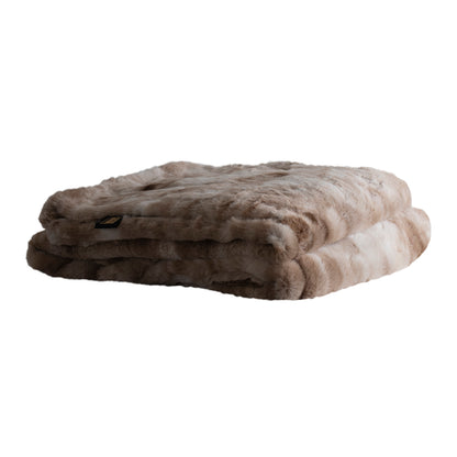 Plaid Linde Beige Velluto 220x240cm PTMD