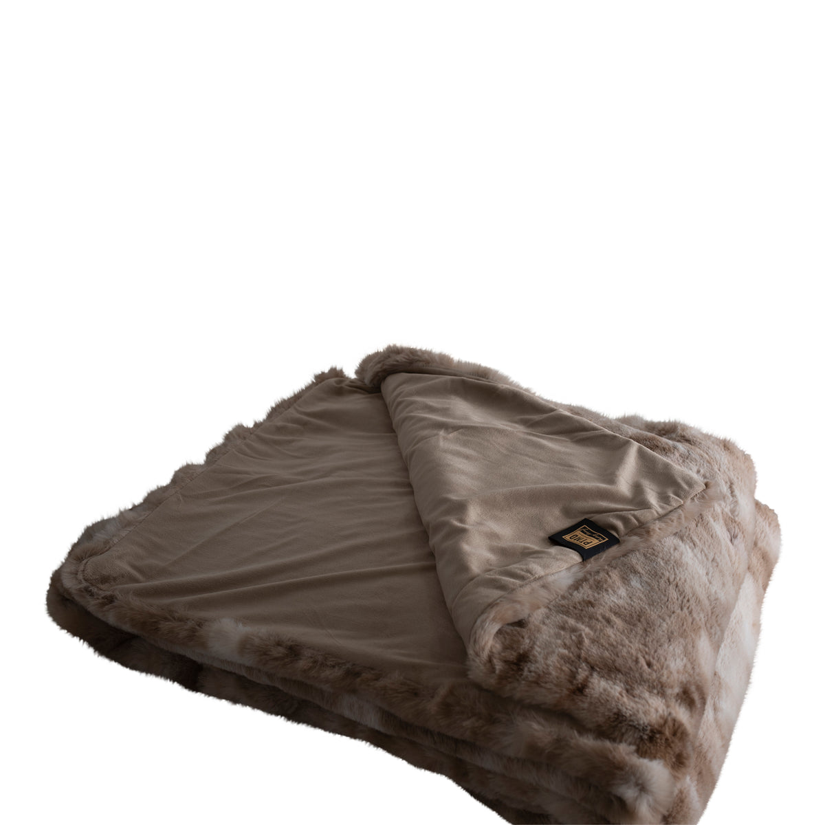 Plaid Linde Beige Velluto 220x240cm PTMD