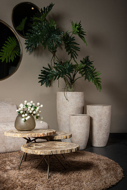 Specchio Limara - 115x115x2 cm - Alluminio - Ottone PTMD