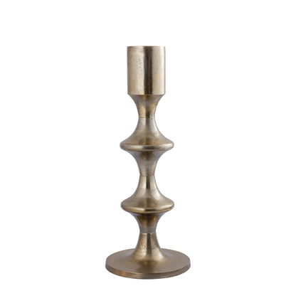 Taika Gold alluminio portacandele rotondo a staffa basso H73cm PTMD