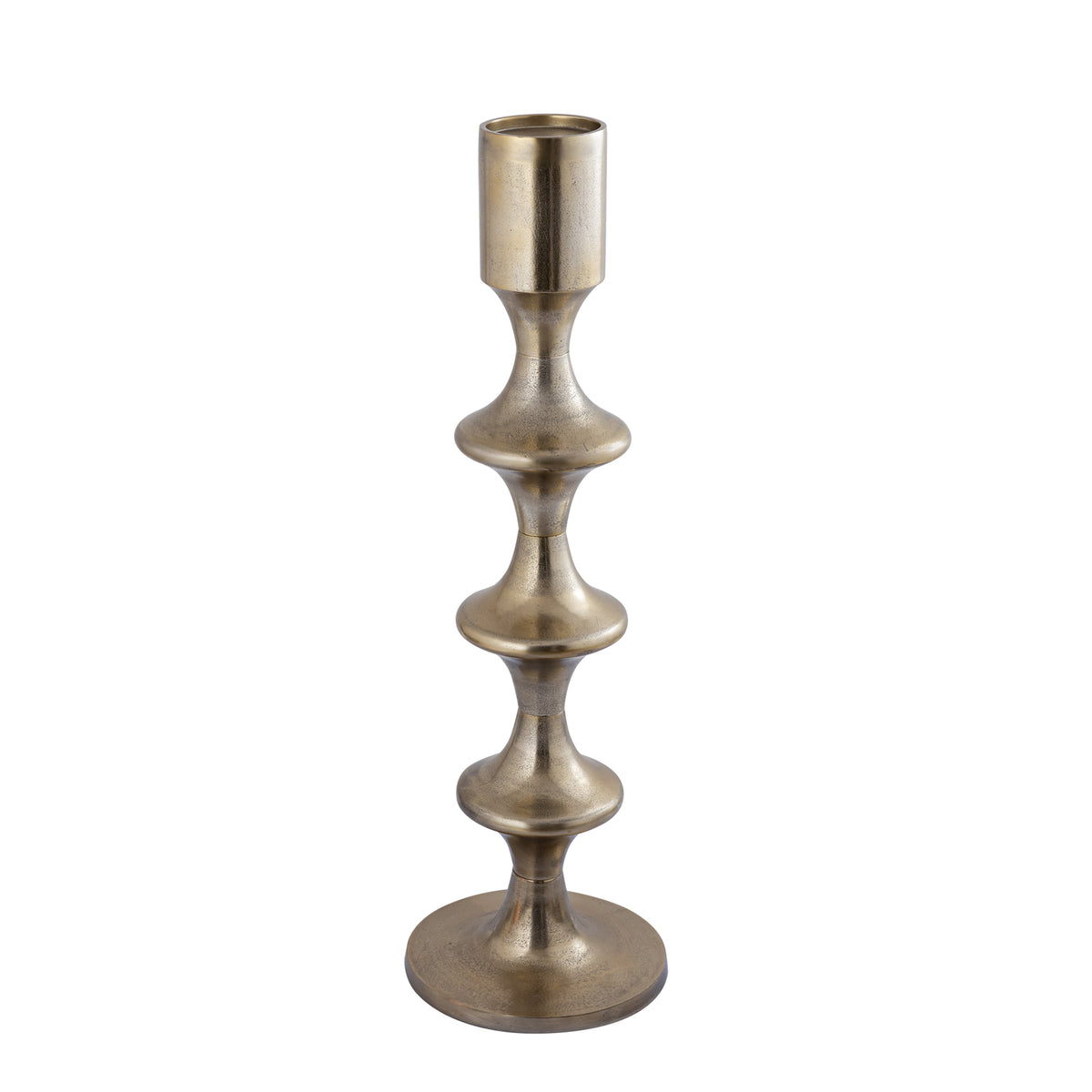 Taika Gold alu rotondo Candelabro tabs H92cm PTMD
