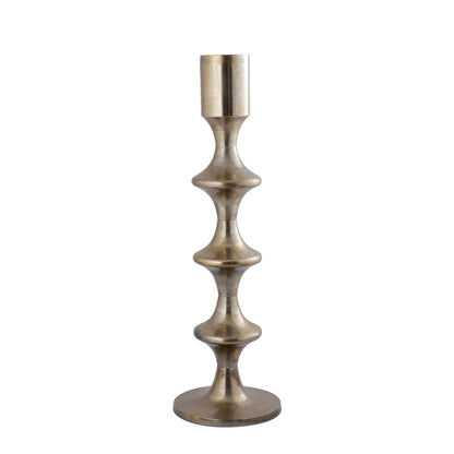 Taika Gold alu rotondo Candelabro tabs H92cm PTMD