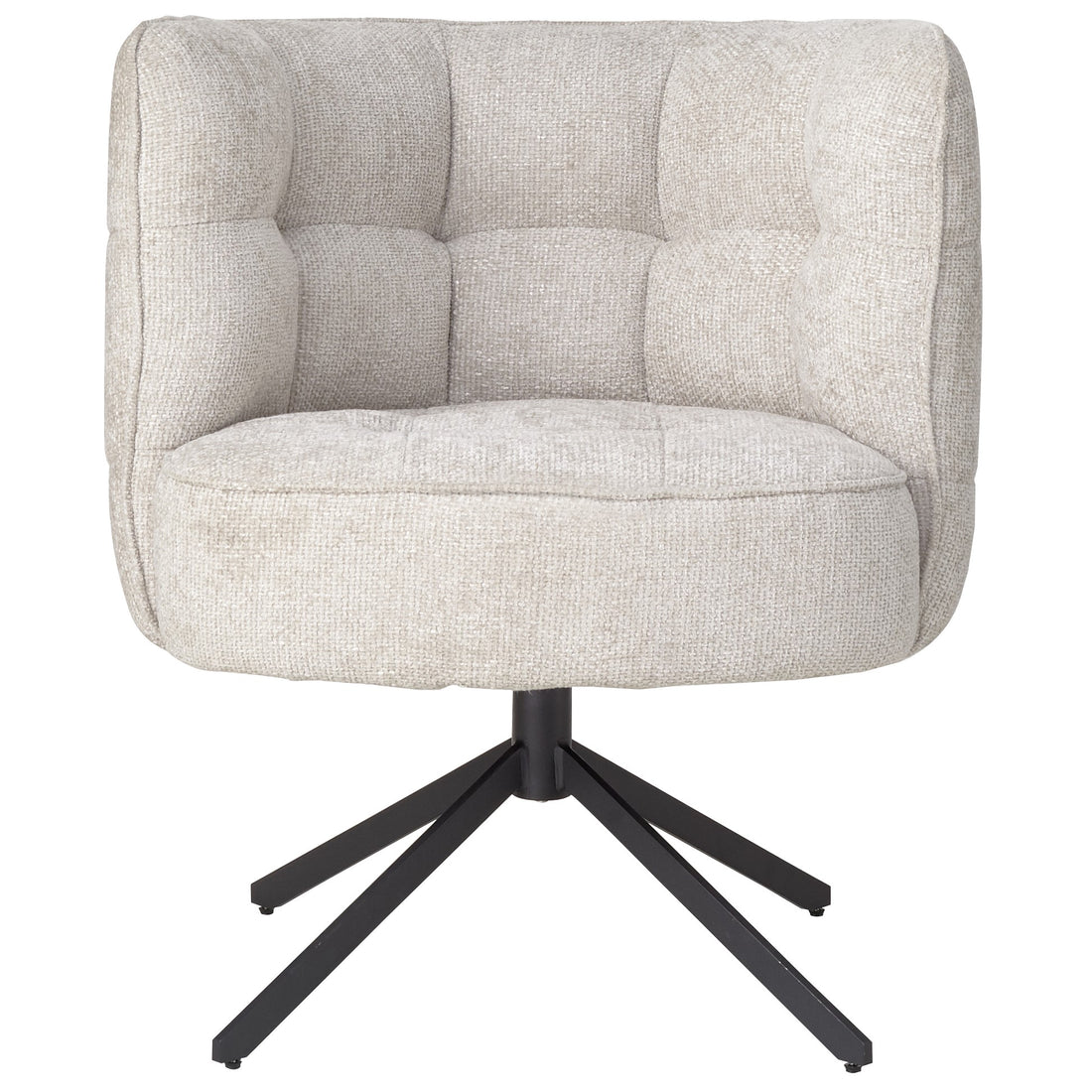 Sedia da pranzo Odin Cream legacy 15 nero tortora gambe PTMD