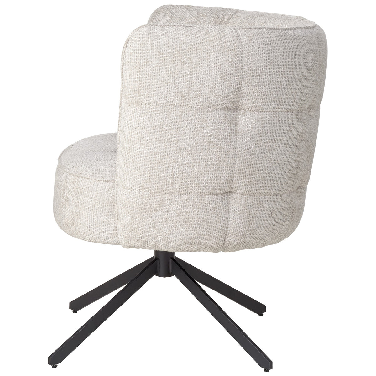 Sedia da pranzo Odin Cream legacy 15 nero tortora gambe PTMD