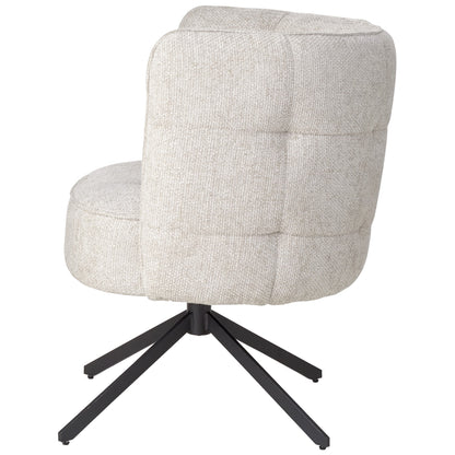 Sedia da pranzo Odin Cream legacy 15 nero tortora gambe PTMD