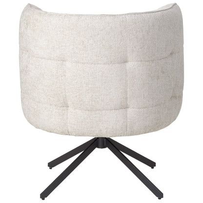 Sedia da pranzo Odin Cream legacy 15 nero tortora gambe PTMD