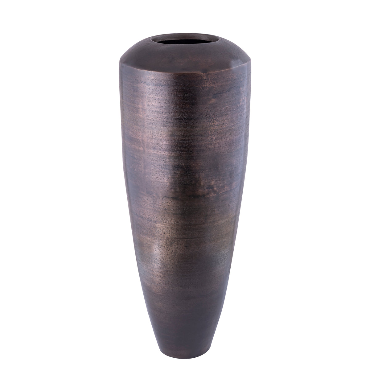 Micheal Vaso Alto Rotondo in Alluminio Color Rame PTMD