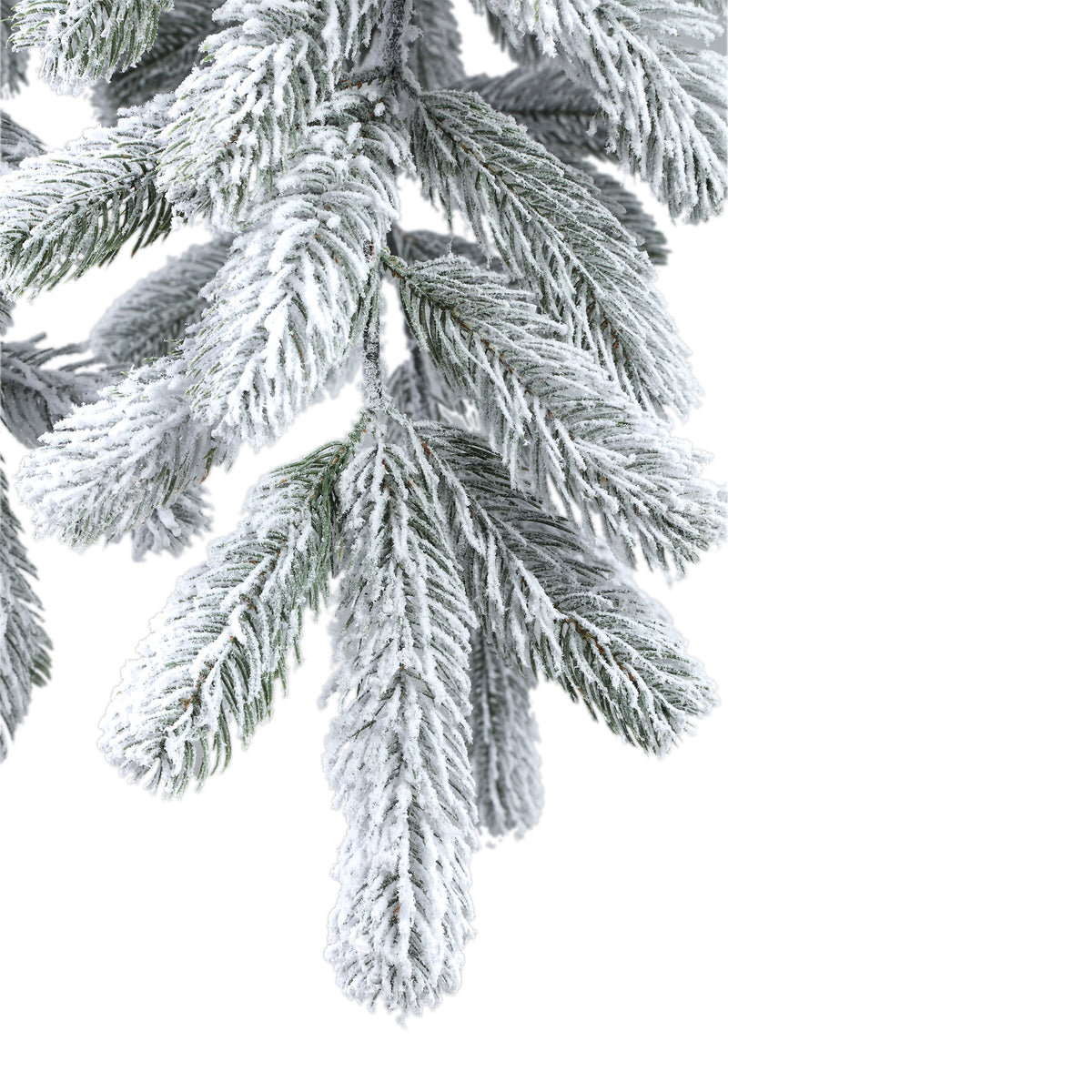Addobbo natalizio Rosamond - 60x60x80 cm - PVC - Bianco PTMD