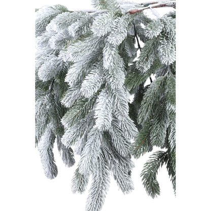 Decorazione natalizia Rosamond - 100x100x50 cm - PVC - Bianco PTMD