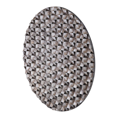Pannello da parete Zoaya Bronze 3D Rotondo Large Ø120cm PTMD