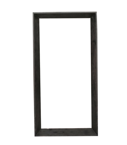 Kyro Specchio rettangolare grande in legno di acacia nero PTMD