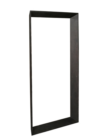 Kyro Specchio rettangolare grande in legno di acacia nero PTMD