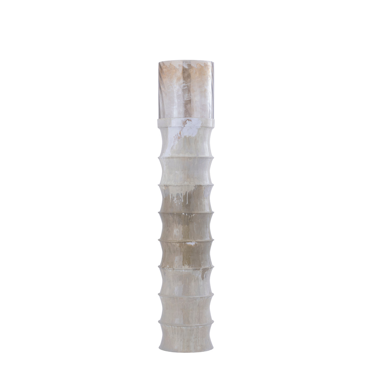 Lanterne a vento Kaylyne smalto crema media PTMD