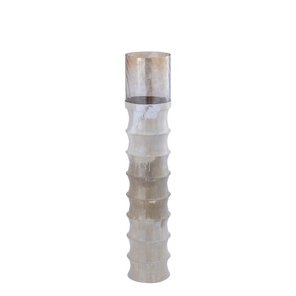 Lanterne a vento Kaylyne smalto crema media PTMD