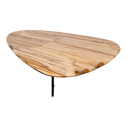 Tavolino Deeba in legno pietrificato 130 PTMD