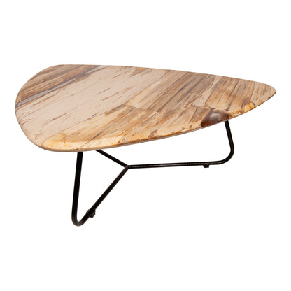Tavolino Deeba in legno pietrificato 95 PTMD