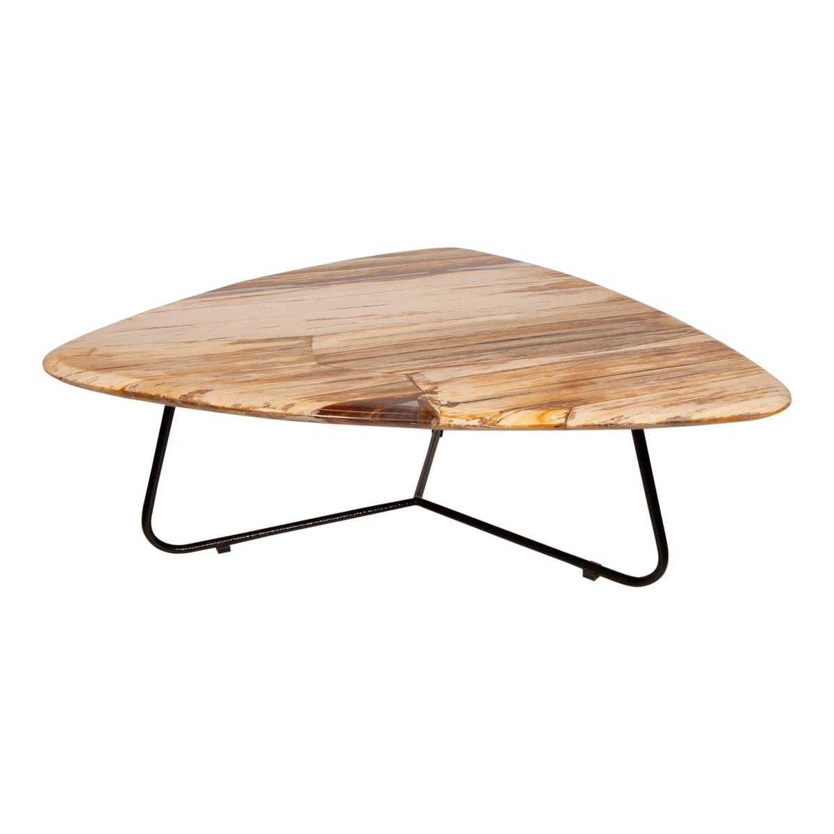 Tavolino Deeba in legno pietrificato 95 PTMD