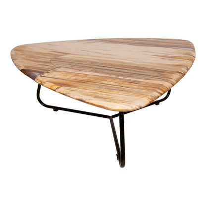 Tavolino Deeba in legno pietrificato 95 PTMD
