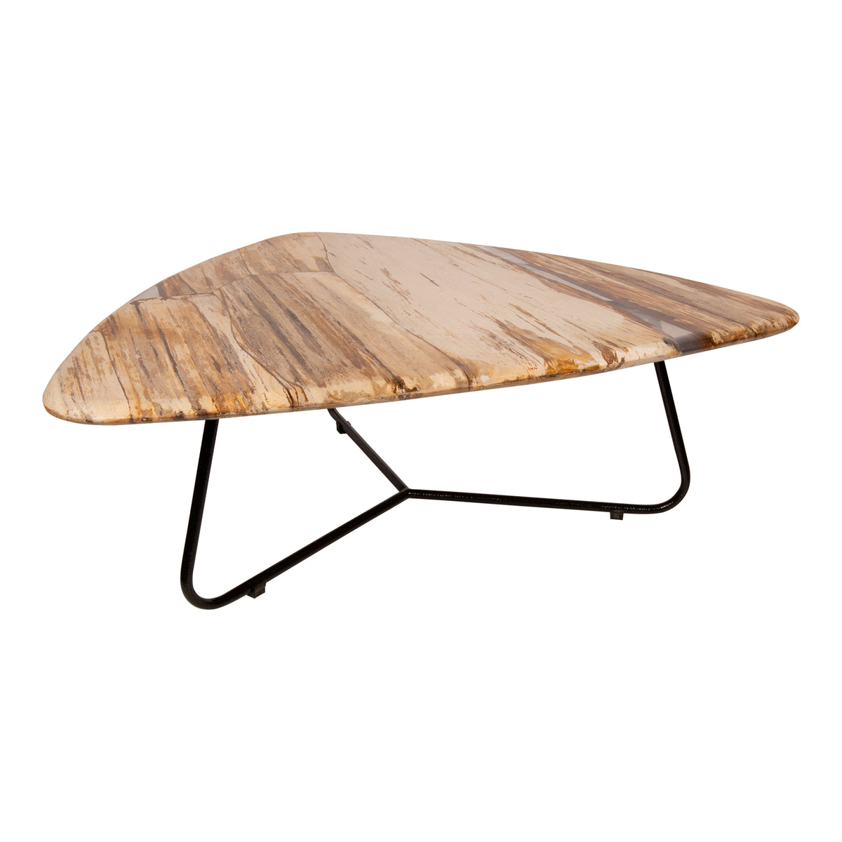 Tavolino Deeba in legno pietrificato 95 PTMD