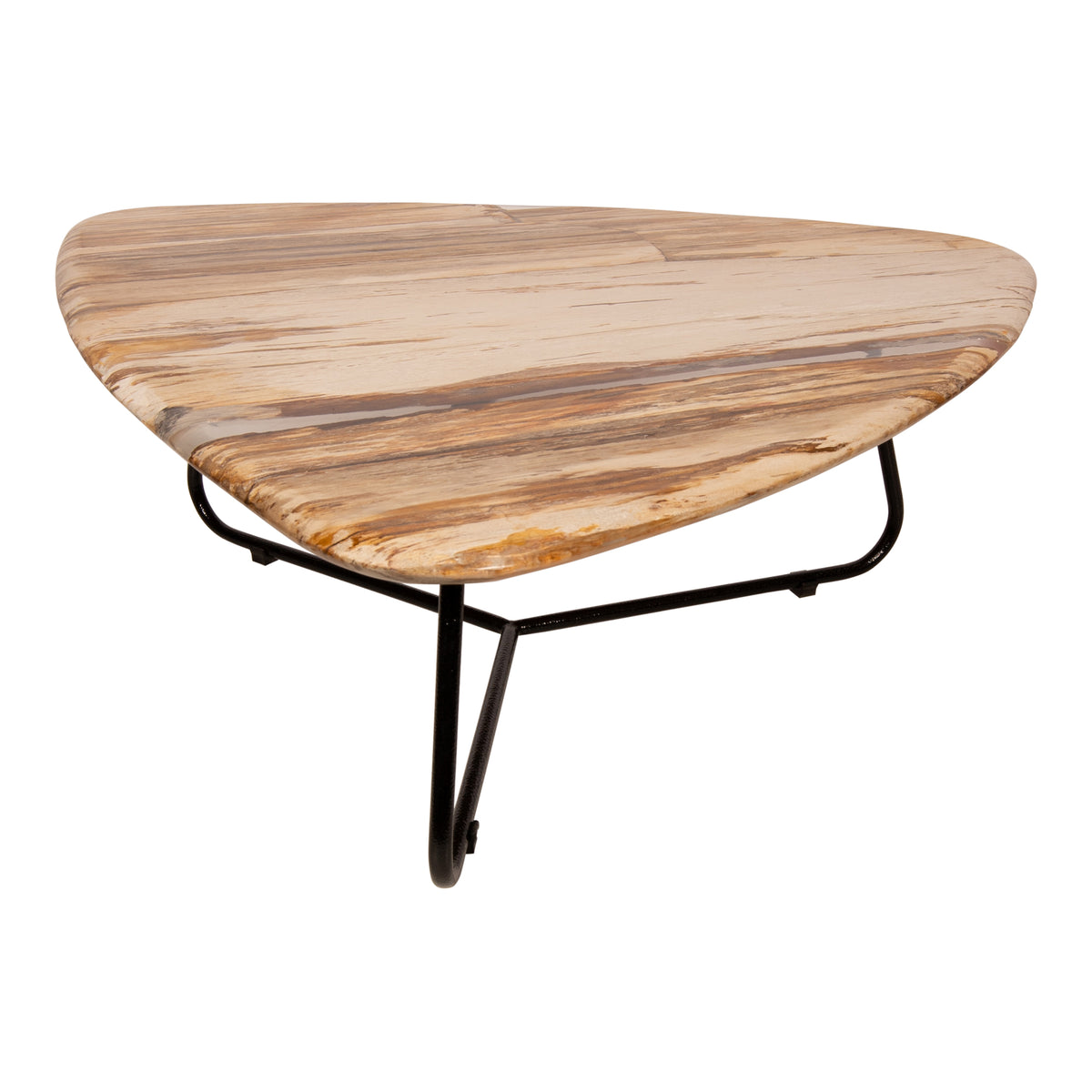 Tavolino Deeba in legno pietrificato 95 PTMD