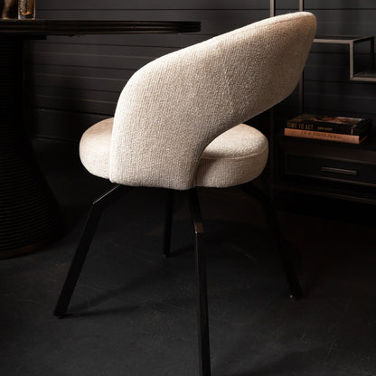 Sedia da pranzo Aranea beige Symphony 3 PTMD