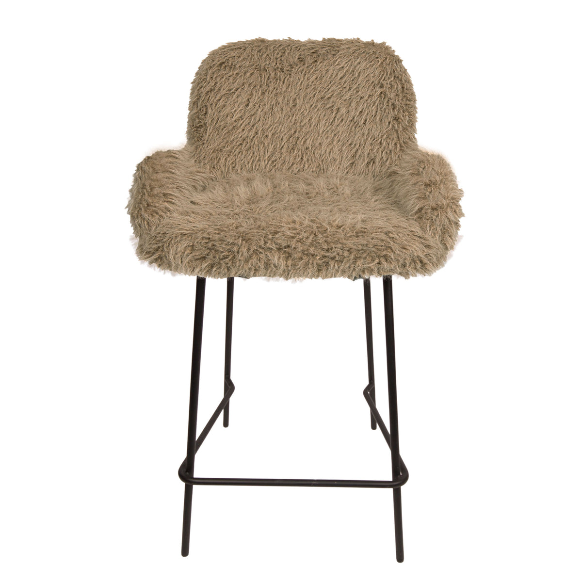 Sgabello da bar Hair Leander Brown PTMD