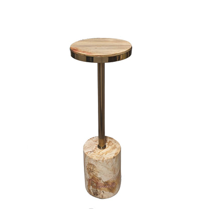 Mody Tavolino in Legno Fossile Naturale PTMD