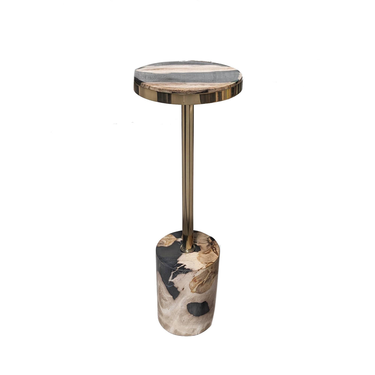 Mody Tavolino in Legno Fossile Nero PTMD