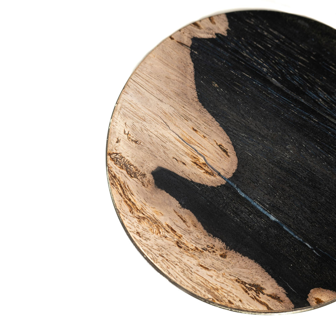 Mody Tavolino in Legno Fossile Nero PTMD