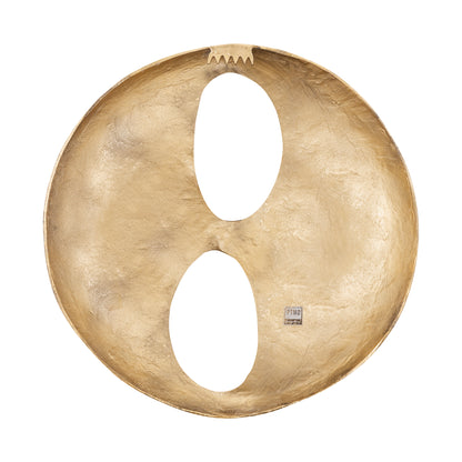 Pannello da parete Deuie L - 70x10x70 cm - Alluminio - Ottone PTMD