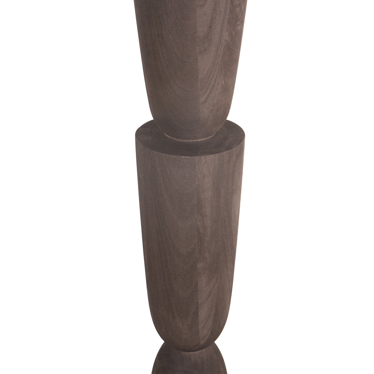 Base lampada da terra a strati in legno di mango Lorinne Brown PTMD