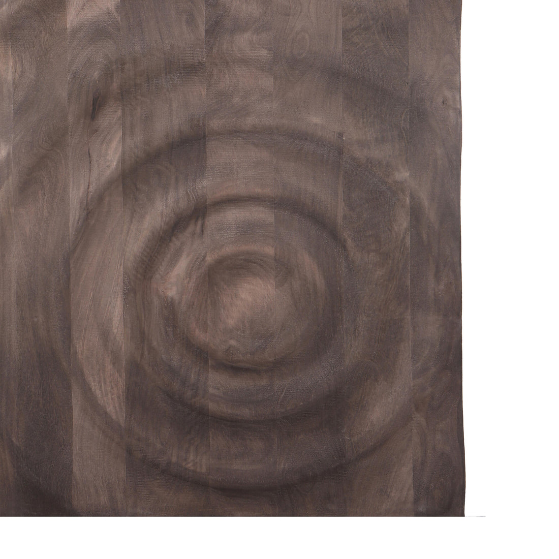 Pannello da parete circolare Mattin Brown in legno di mango rett. PTMD