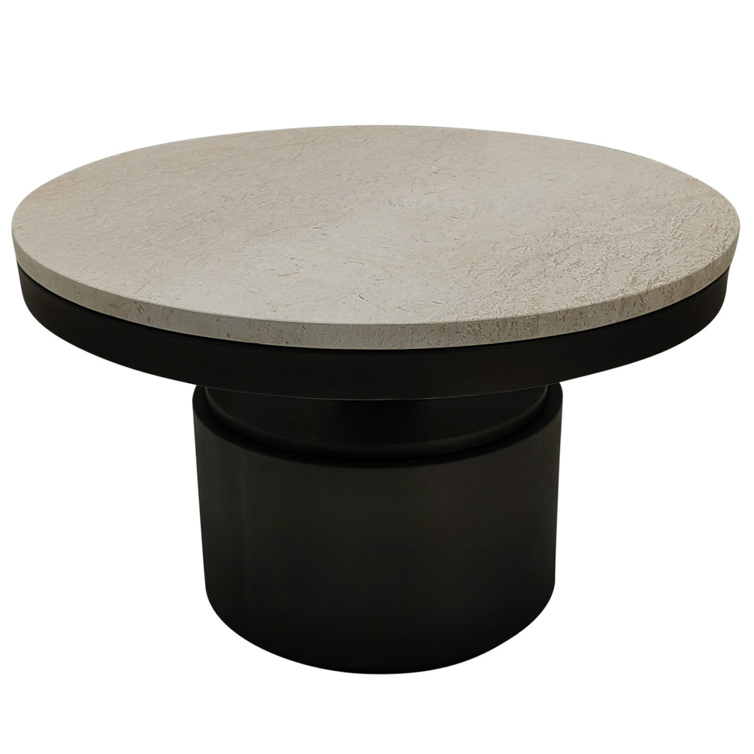 Tavolino da salotto basso Bregt in marmo beige PTMD