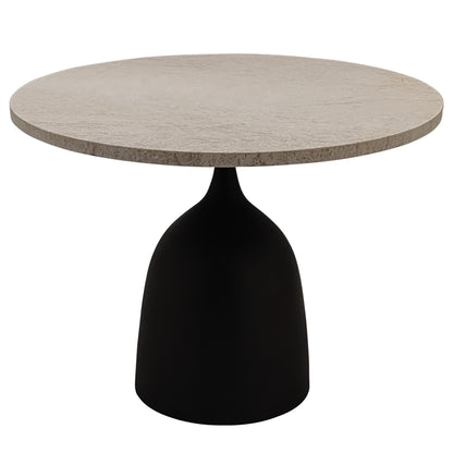 Tavolino Patras Beige Marmo Rotondo Ø60cm PTMD